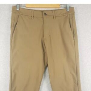 Lululemon Commission Slim Men 31x28 Chino Casual Tan/khaki